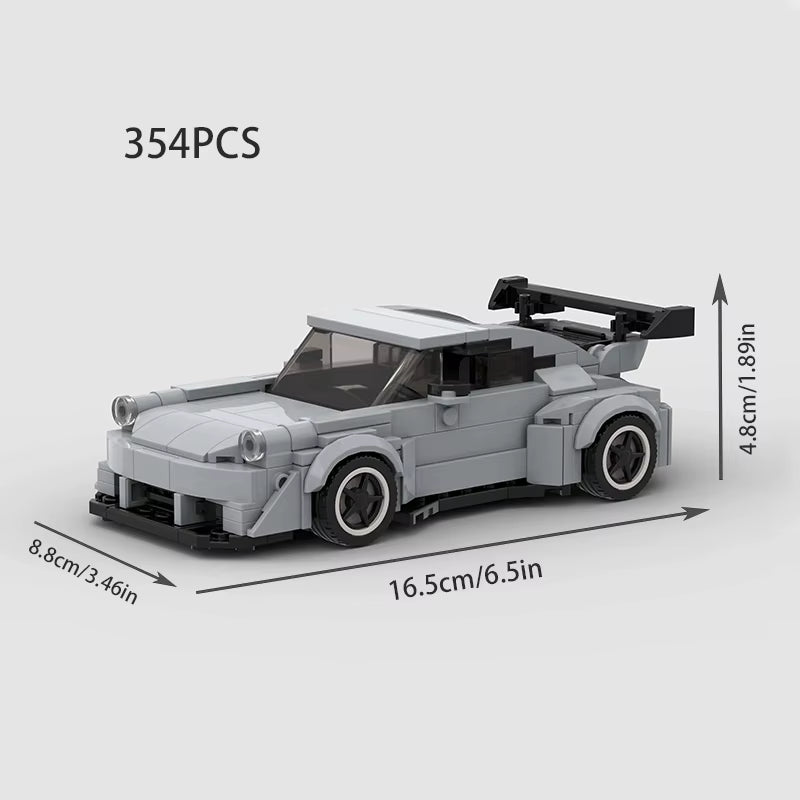 MOC Model City Racing Car Speed Champions Sports Building Blocks Bricks Sets Technique Supercar Racers Vehicles Kits Toys Gift