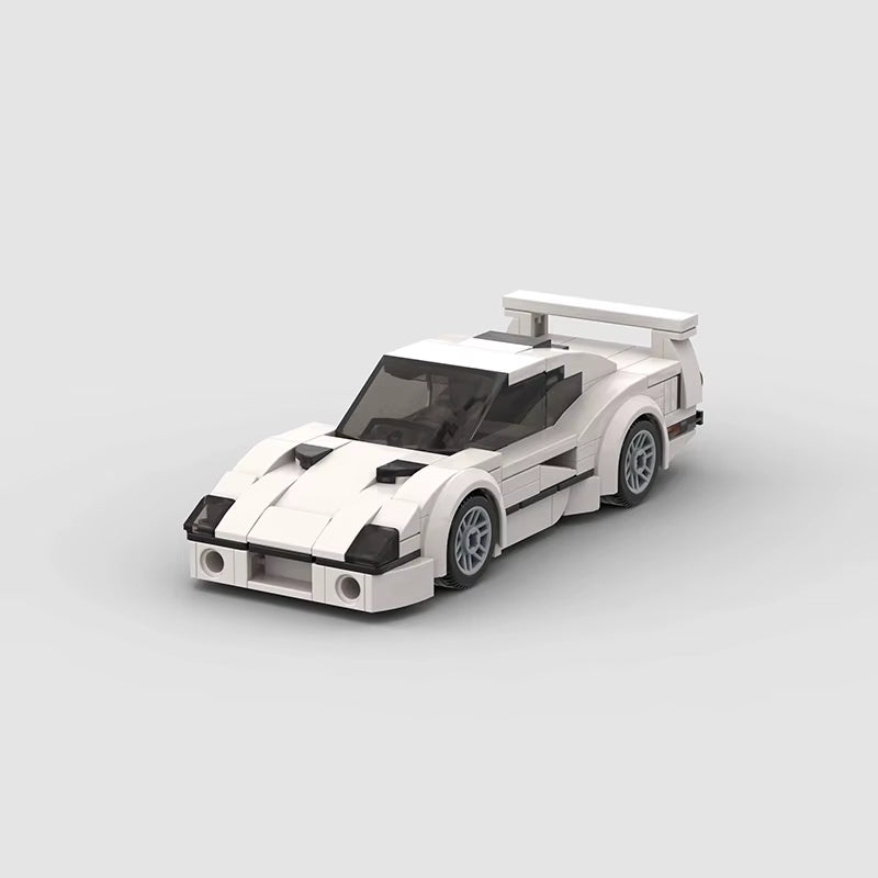 MOC City Speed Champion Sports Car F40 Building Blocks Technique F1 Voiture Vehicle Educational Construction Toys for Kids Gift