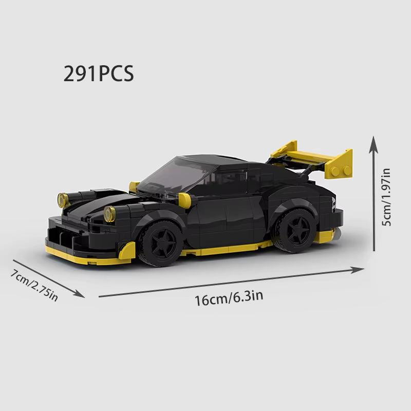 MOC Model City Racing Car Speed Champions Sports Building Blocks Bricks Sets Technique Supercar Racers Vehicles Kits Toys Gift