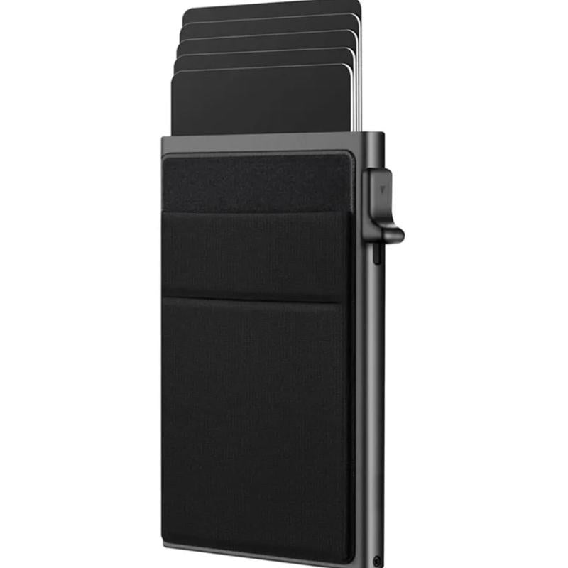 Men'S Minimalist Casual Plain Slim Cardholder, Business - Style Card Wallet for Men, Portable Solid Multi - Card Carrier for Office & Everyday Use Compact Storage Organizer, Cash Slot