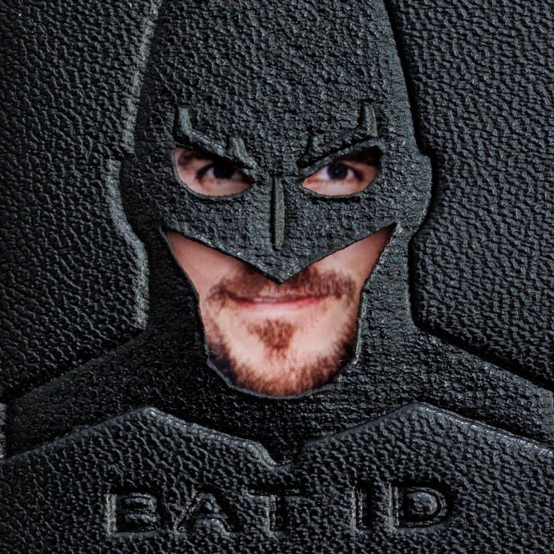 3-Tier Bat Hero Featuring ID Wallet, Driver License Holder, Suitable for Most Faces, Best Gifts for Friends and Lovers, Unisex