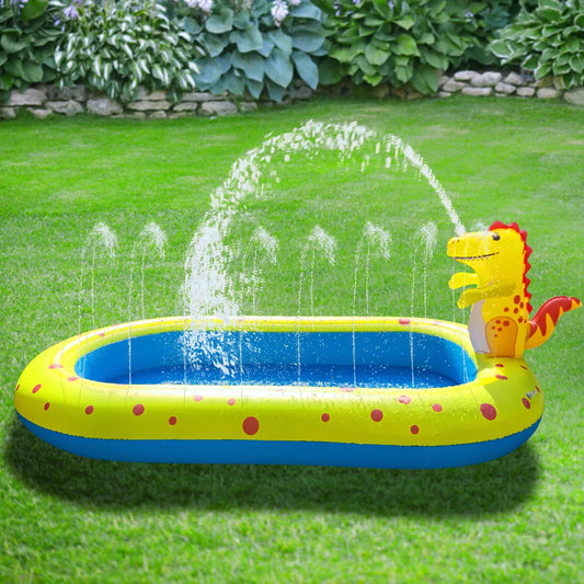 Inflatable Dinosaur Fountain Pool Outdoor Water Toys Fountain Pool Swimming Pool