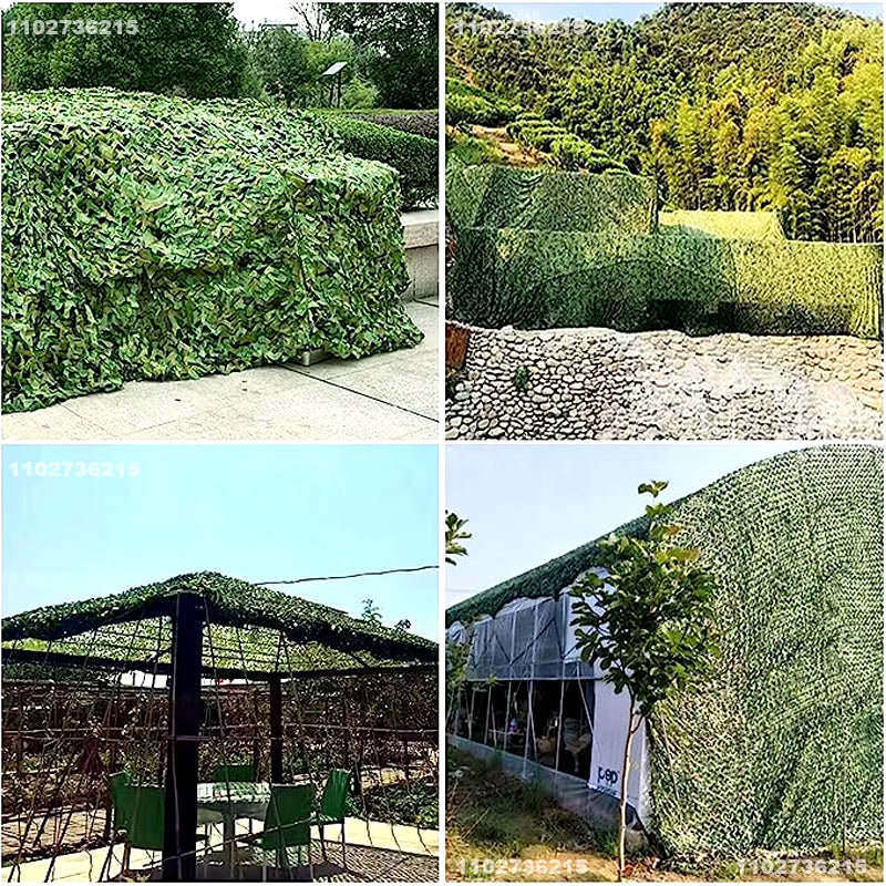 1.5Mx1M 4Mx5Mcamouflage Nets White Blue Beige Desert for Hunting Hiding Mesh Outdoor Awning Garden Shading Gazebo
