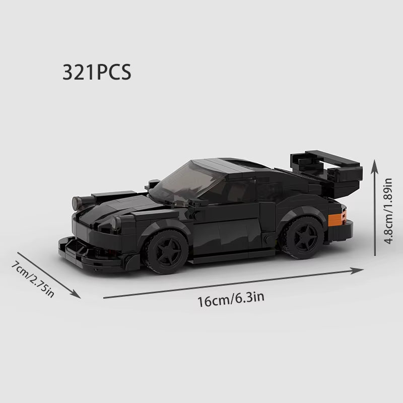 MOC Model City Racing Car Speed Champions Sports Building Blocks Bricks Sets Technique Supercar Racers Vehicles Kits Toys Gift