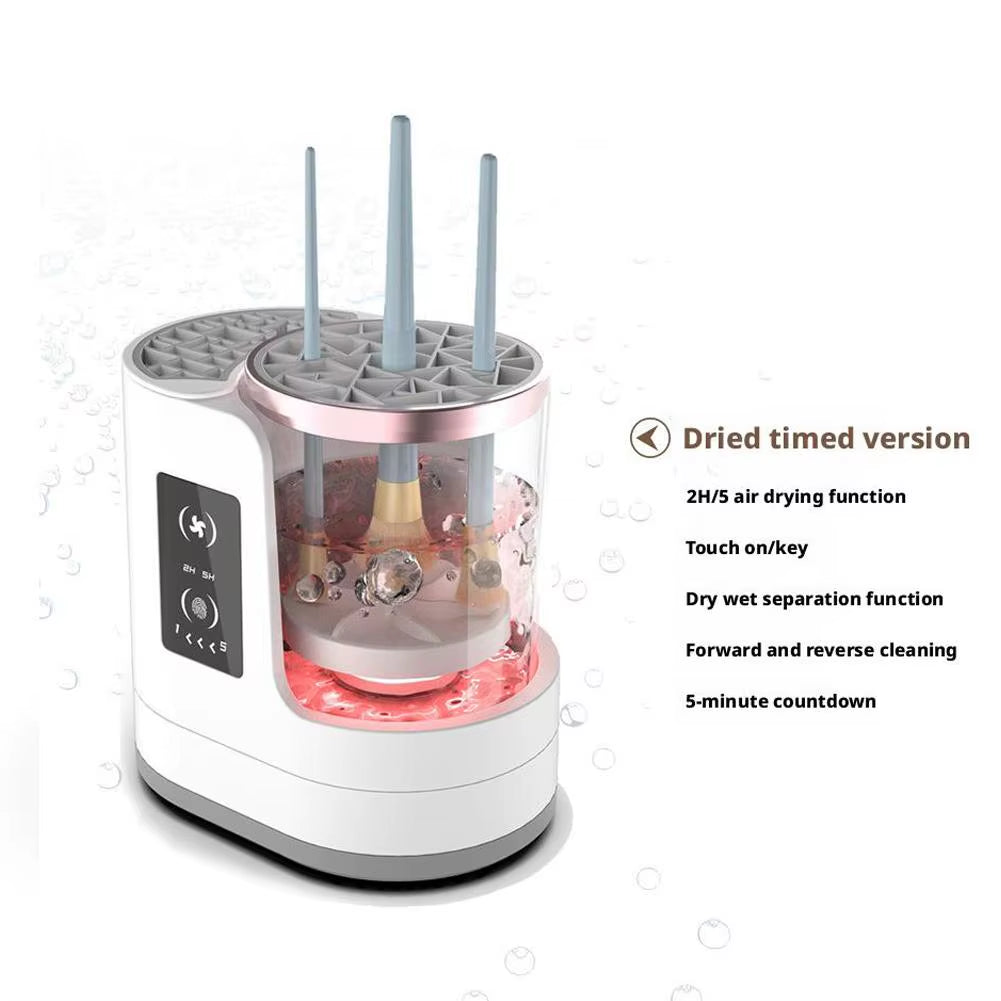 Electric Makeup Brush Cleaner Rechargeable Makeup Brushes Portable USB Cleaning Tool Automatic Makeup Brush Cleaning Stand Devic