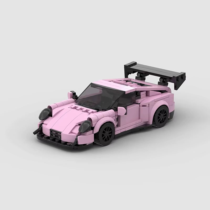 NEW MOC RWB Wide Speed Champions Racer Cars City Sports Vehicle Model Building Blocks Supercar Creative Children Toys Gift Boys