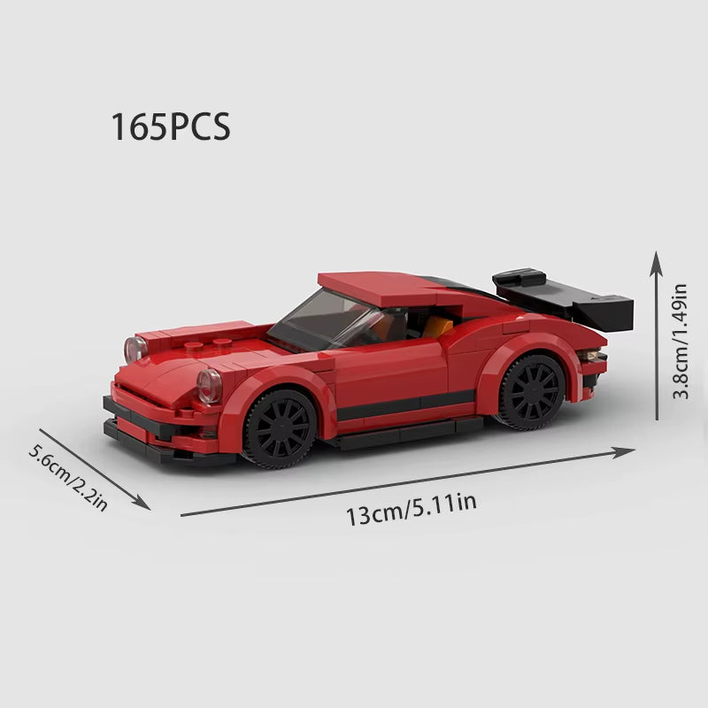 MOC Model City Racing Car Speed Champions Sports Building Blocks Bricks Sets Technique Supercar Racers Vehicles Kits Toys Gift