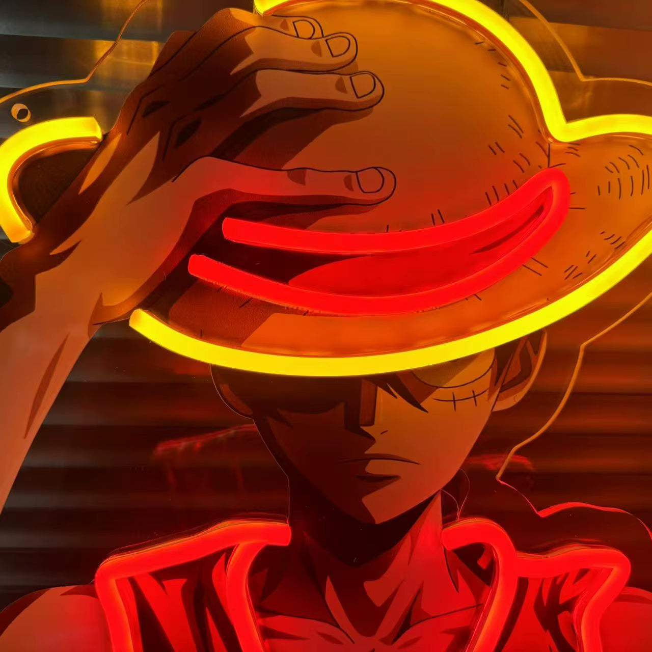Anime ONE PIECE Luffy Switch USB Power Neon Sign Wall Decoration Game Room Party Man Cave Decor Kids Children Birthday Gift