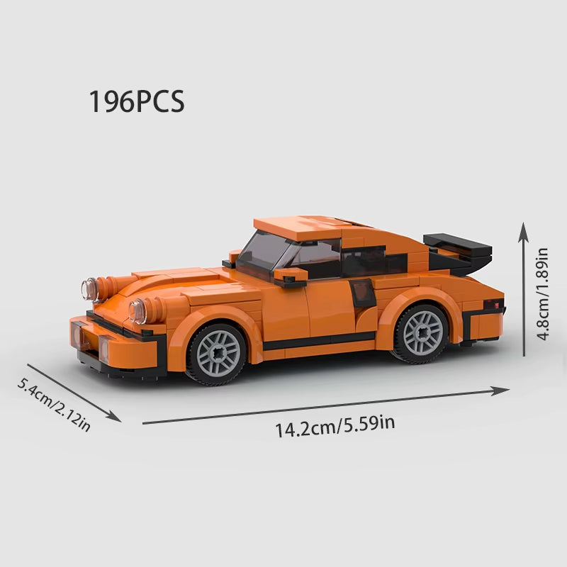 MOC Model City Racing Car Speed Champions Sports Building Blocks Bricks Sets Technique Supercar Racers Vehicles Kits Toys Gift