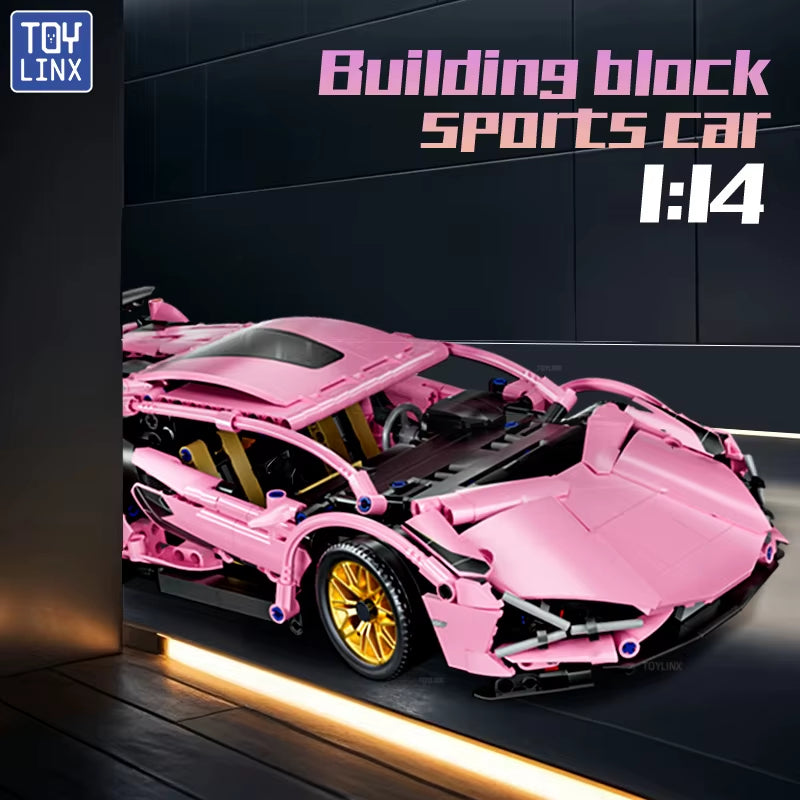 Toylinx Technolog or Speeding Vehicle Building Blocks Car Racing Bricks Toys for Children Gift for Boys and Girls