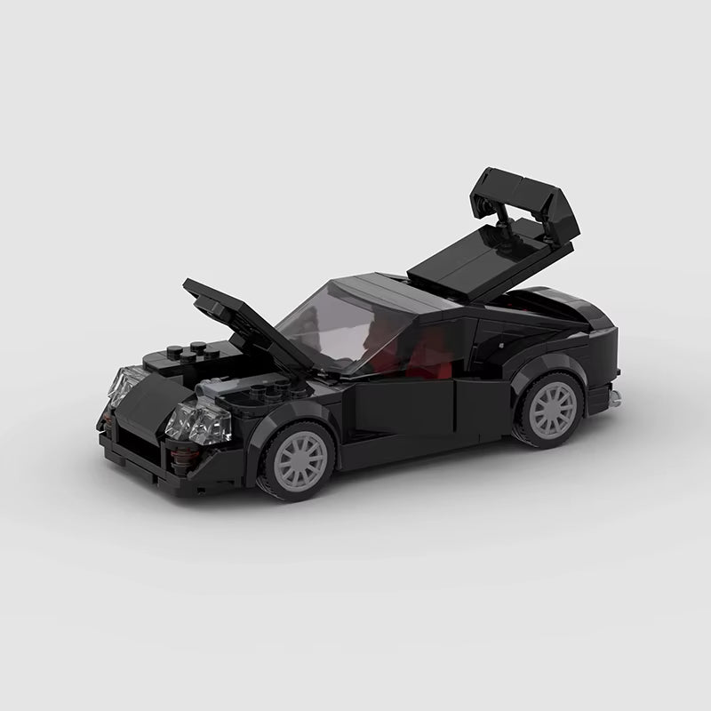 HOT MOC Supra Mk4 City Racing Car Speed Champions Sports Building Blocks Bricks Classic Supercar Racers Great Vehicles Kits Toys
