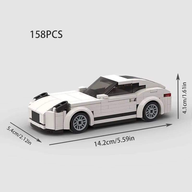 MOC Model City Racing Car Speed Champions Sports Building Blocks Bricks Sets Technique Supercar Racers Vehicles Kits Toys Gift