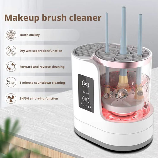 Electric Makeup Brush Cleaner Rechargeable Makeup Brushes Portable USB Cleaning Tool Automatic Makeup Brush Cleaning Stand Devic