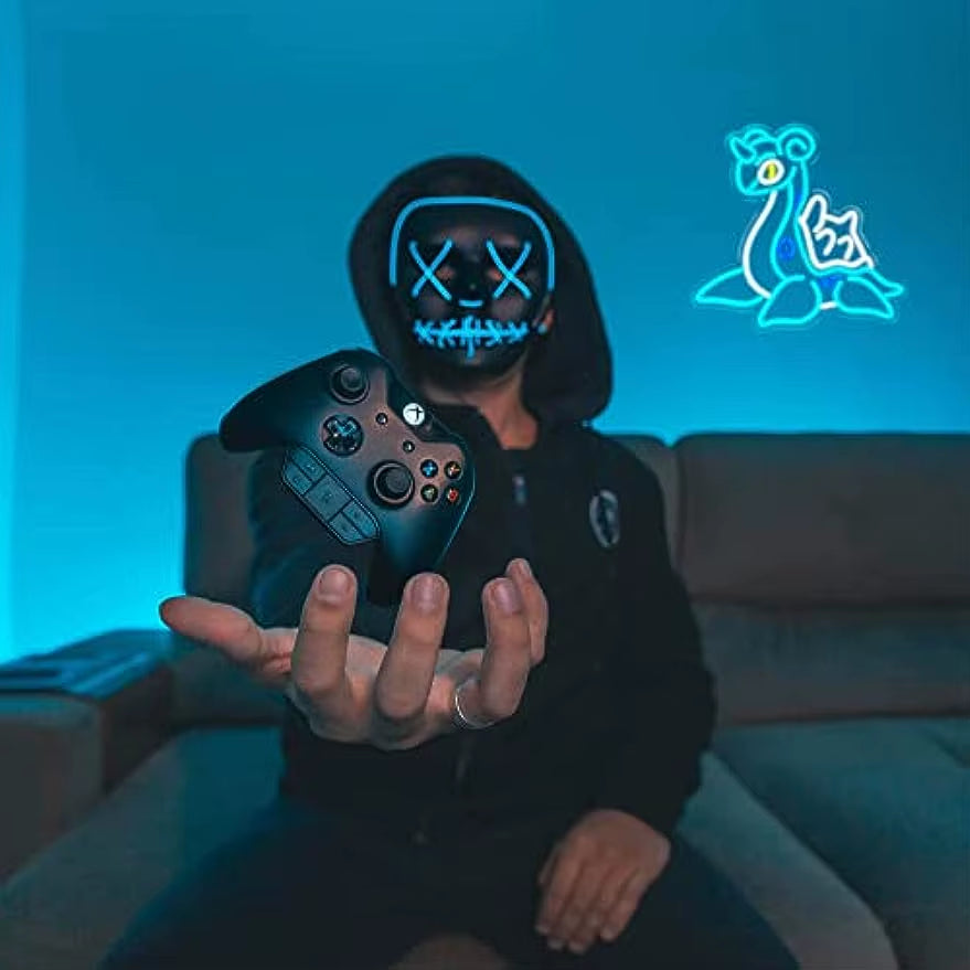 Anime Dragon Neon Sign Janpanese Neon Light for Game Room Bedroom Wall Decor Best Gifts for Anime Lovers USB Powered Anime Light
