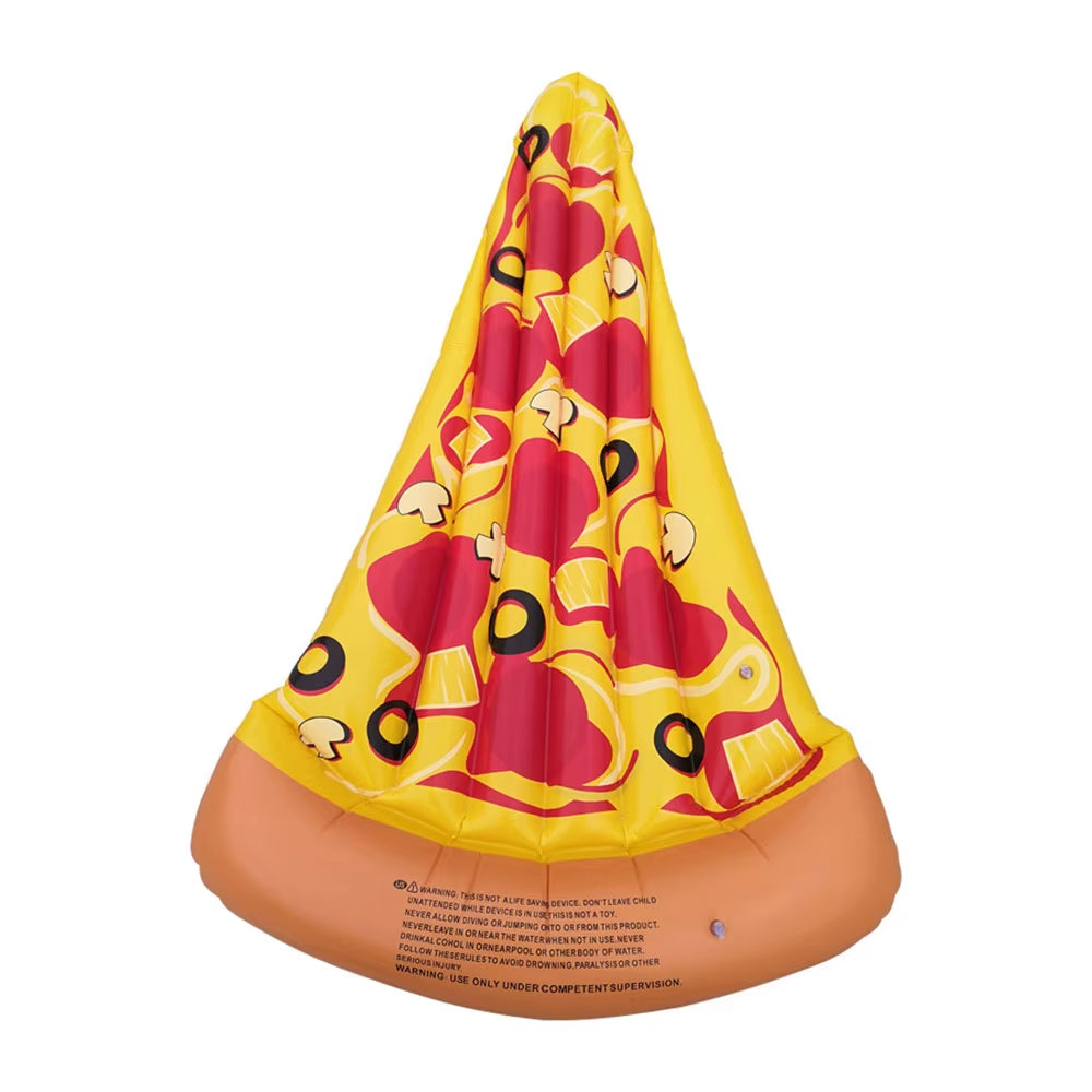Inflatable Giant Pool Float Air Mattress Floating Row Water Toys Watermelon Pizza Beach Swimming Ring Floatie Mat for Kids Adult