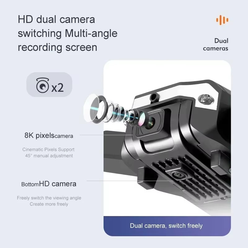 2024 S6 Pro NEW Drone Professional 4K HD Camera Foldable Quadcopter Aerial S6 GPS RC Helicopter FPV WIFI Obstacle Avoidance Toys