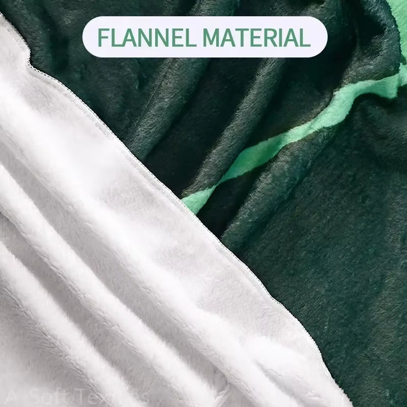 Super Soft Giant Leaf Blanket for Bed Sofa Gloriosum Plant Blanket Home Decor Throws Warm Sofa Towel Cobertor Christmas Gift 담요