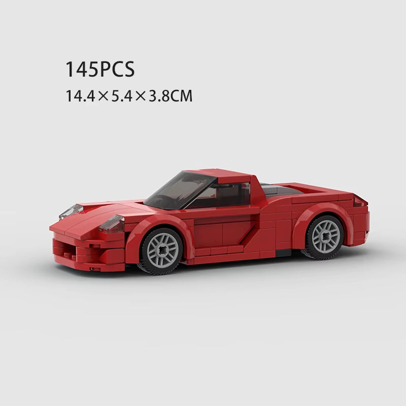 MOC Model City Racing Car Speed Champions Sports Building Blocks Bricks Sets Technique Supercar Racers Vehicles Kits Toys Gift