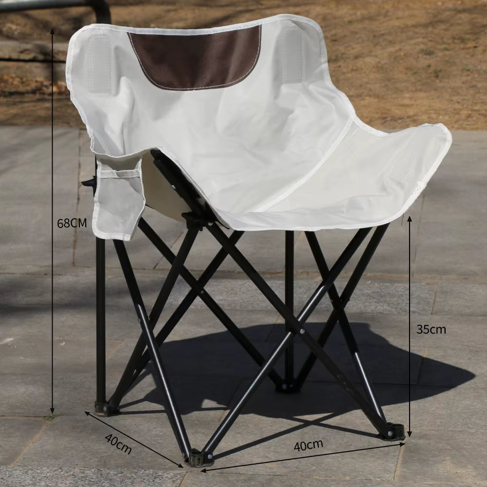 Portable Camping Chair Foldable Chairs Relaxation Gadgets Tourist Beach Fishing Garden Armchair Accessories Outdoor Lightweight