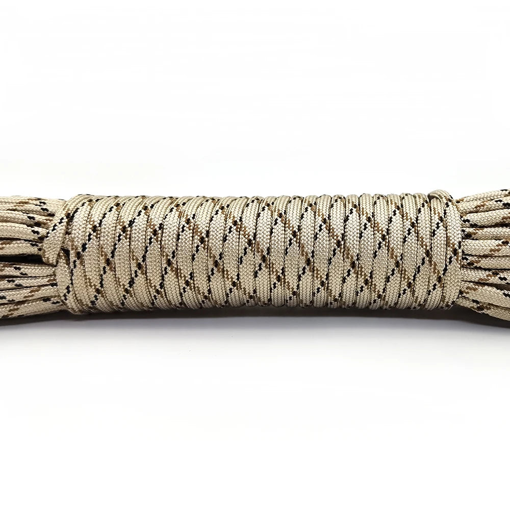 4 Size Dia.4Mm 7 Stand Cores Paracord for Survival Parachute Cord Lanyard Camping Climbing Camping Rope Hiking Clothesline