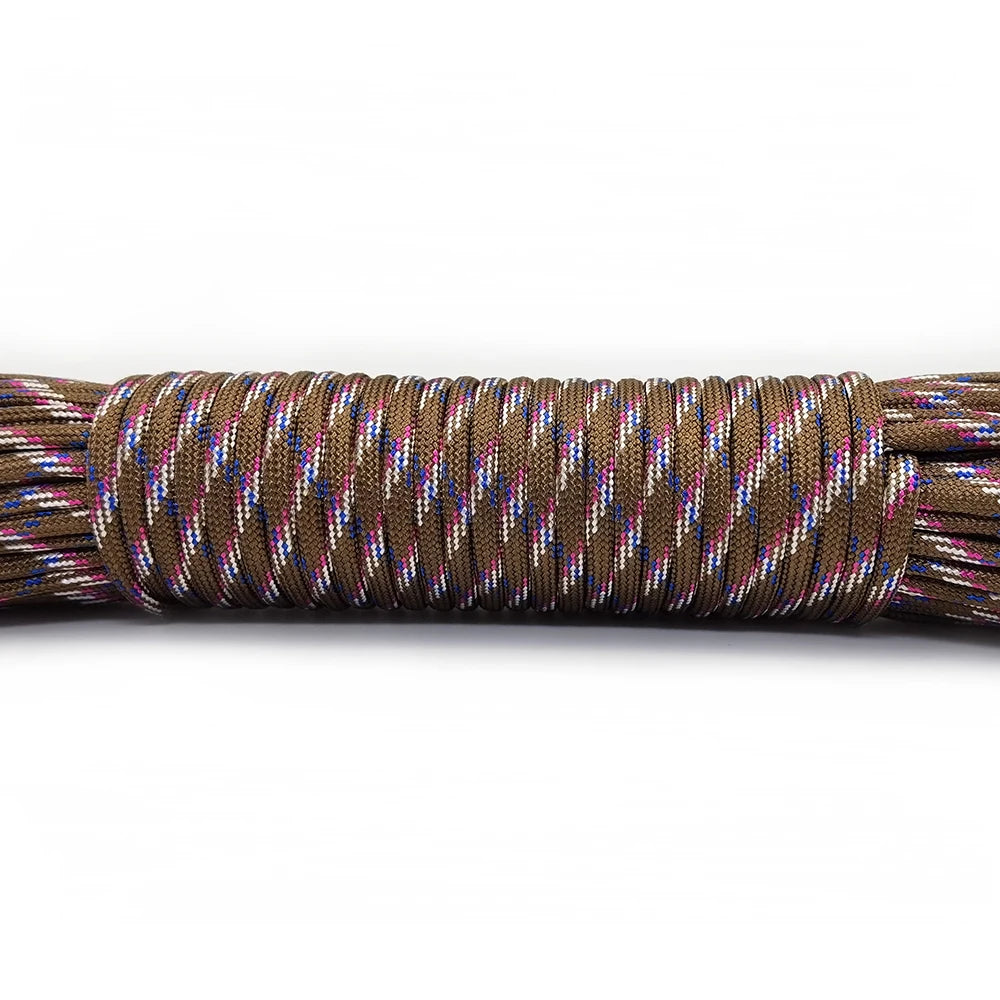 4 Size Dia.4Mm 7 Stand Cores Paracord for Survival Parachute Cord Lanyard Camping Climbing Camping Rope Hiking Clothesline