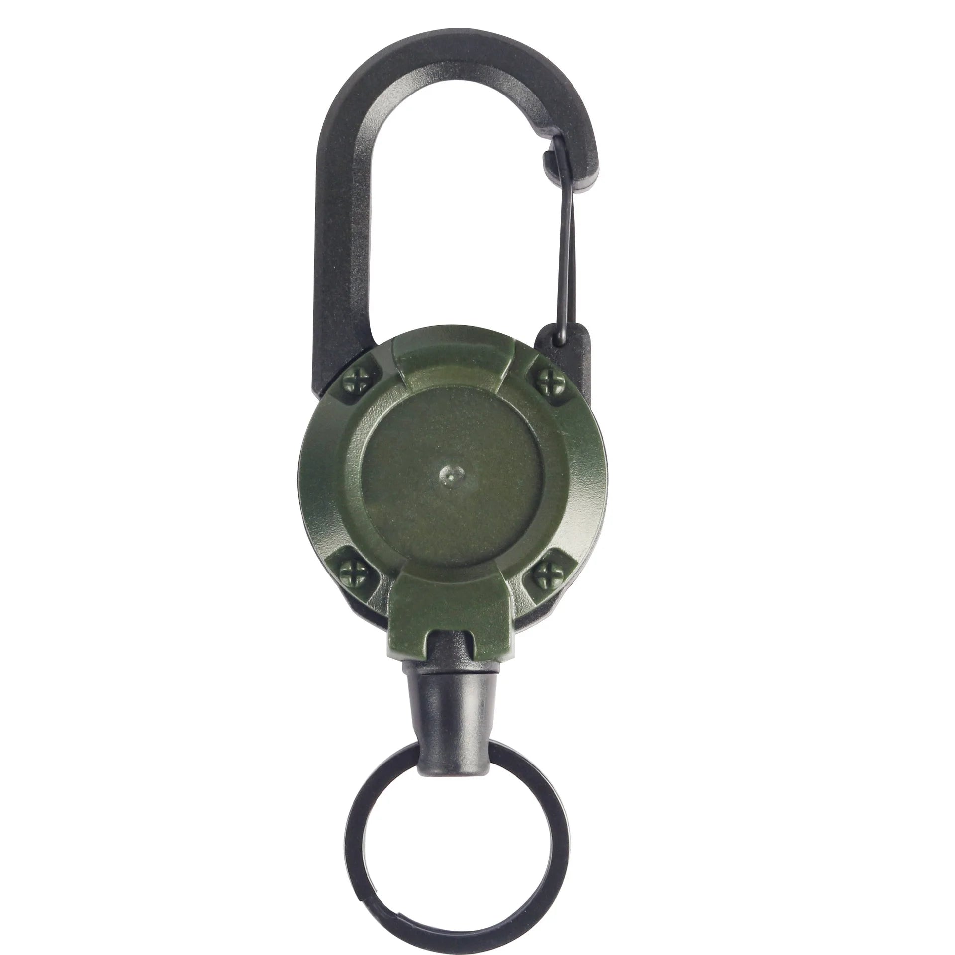 Outdoor Carabiner Hook Backpack Expansion Buckle Automatic Retractable Wire Rope Anti-Theft Tactical Keychain Camping Tools