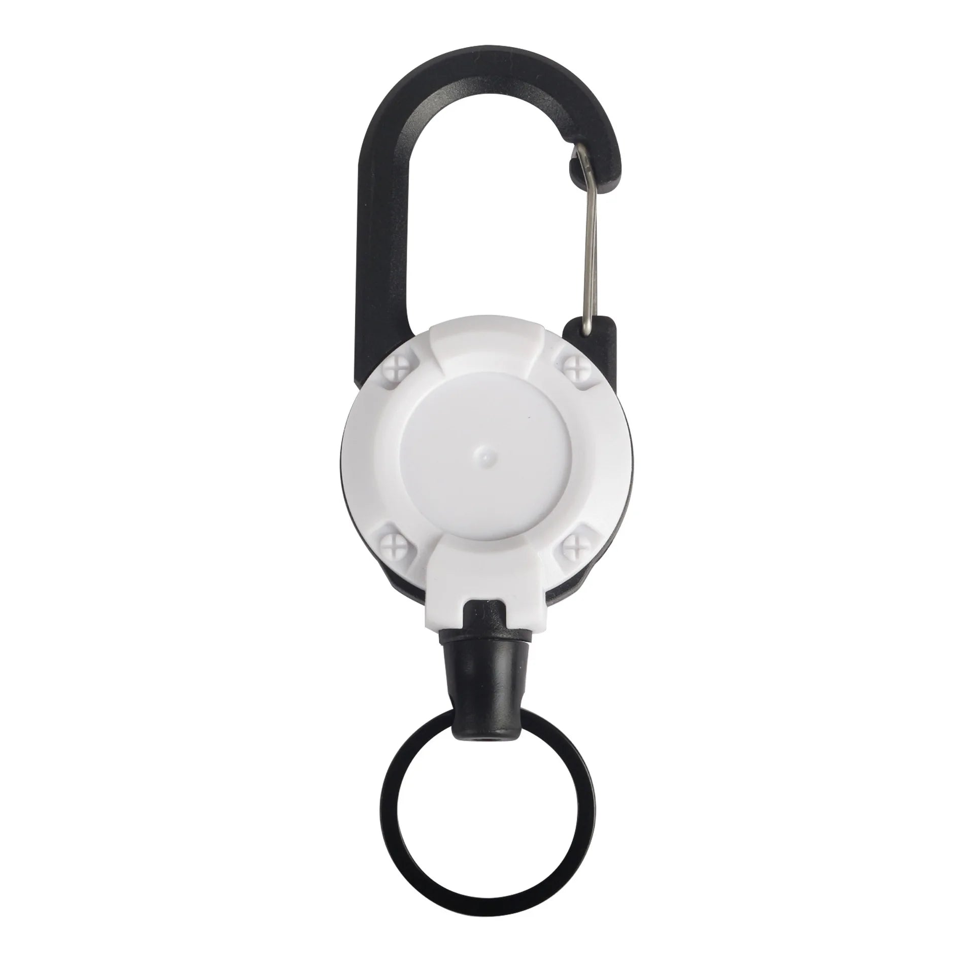 Outdoor Carabiner Hook Backpack Expansion Buckle Automatic Retractable Wire Rope Anti-Theft Tactical Keychain Camping Tools