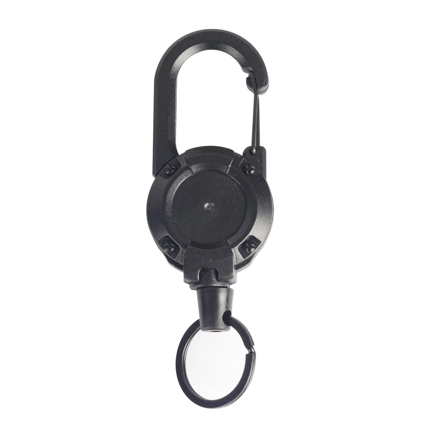 Outdoor Carabiner Hook Backpack Expansion Buckle Automatic Retractable Wire Rope Anti-Theft Tactical Keychain Camping Tools