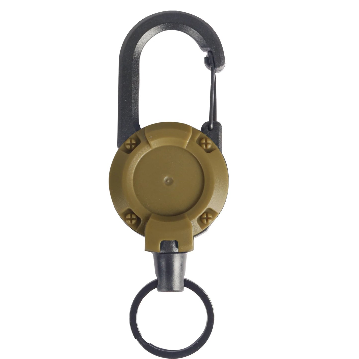 Outdoor Carabiner Hook Backpack Expansion Buckle Automatic Retractable Wire Rope Anti-Theft Tactical Keychain Camping Tools