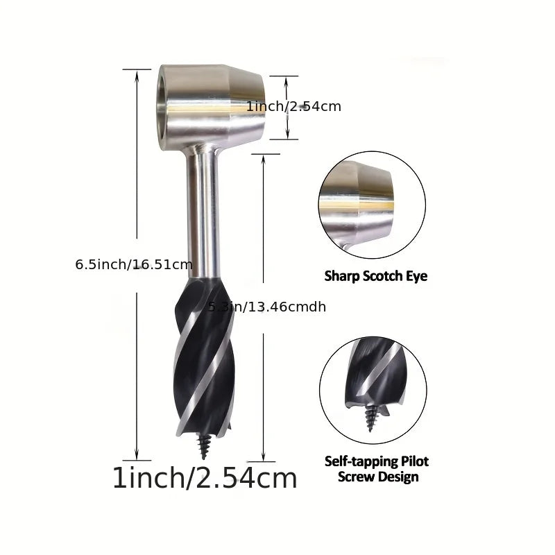 Auger Wrench Outdoor Survival Hand Drill Survival Gear Tool Sports Jungle Crafts Camping Bushcraft Accessories