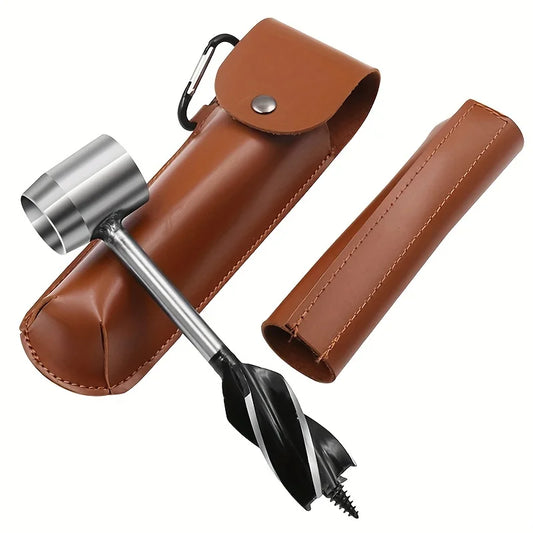 Auger Wrench Outdoor Survival Hand Drill Survival Gear Tool Sports Jungle Crafts Camping Bushcraft Accessories