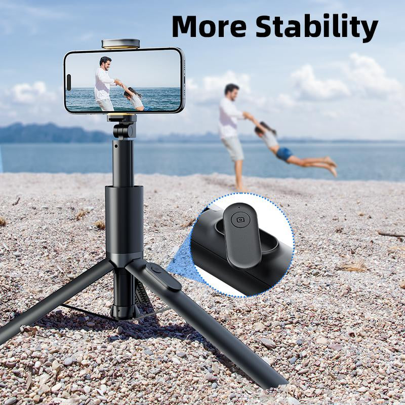 Weilisi 63" Phone Tripod, Tripod for Iphone & Portable Selfie Stick Tripod with Remote, Phone Tripod Stand for Video Recording, Travel Tripod for Cell Phone Compatible with Iphone 15/14/13/Android