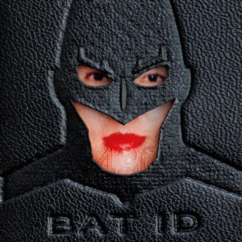 3-Tier Bat Hero Featuring ID Wallet, Driver License Holder, Suitable for Most Faces, Best Gifts for Friends and Lovers, Unisex