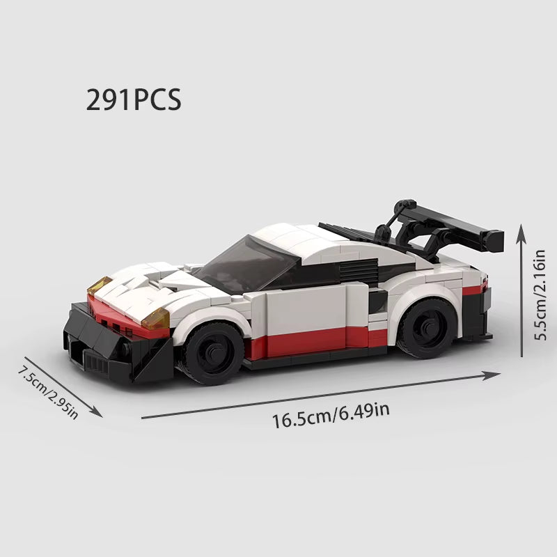 MOC Model City Racing Car Speed Champions Sports Building Blocks Bricks Sets Technique Supercar Racers Vehicles Kits Toys Gift