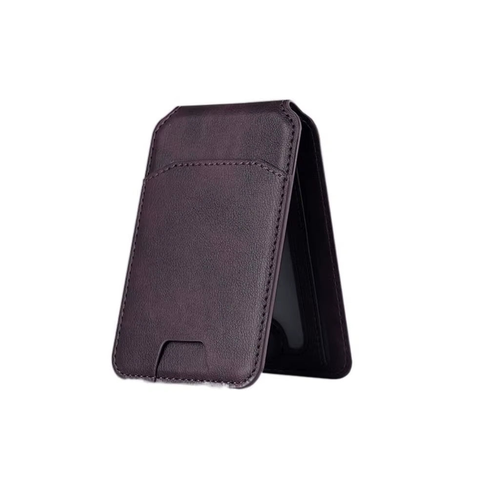 For Magsafe Wallet Phone Card Holder Accessories Safety Magnetic Wallet Stand Anti-Theft Leather for Iphone 15 14 13 Promax