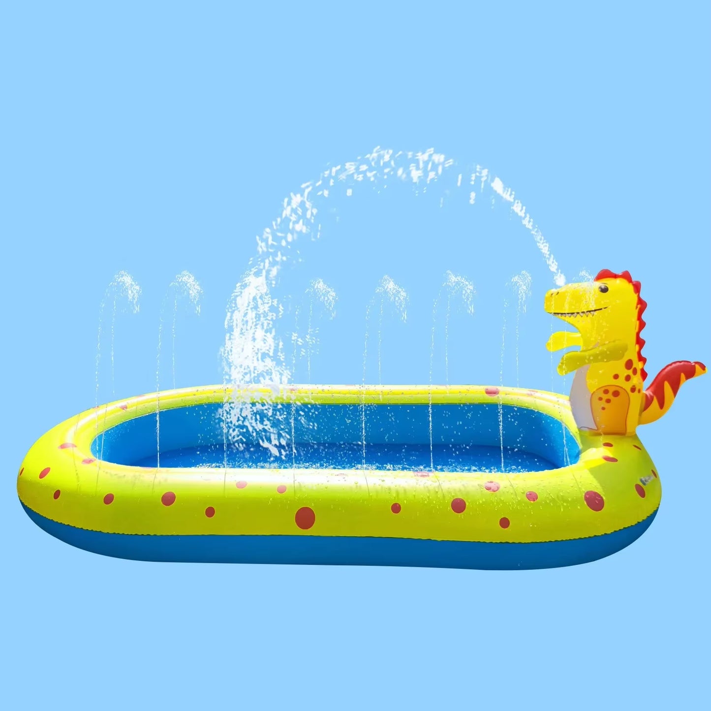 Inflatable Dinosaur Fountain Pool Outdoor Water Toys Fountain Pool Swimming Pool