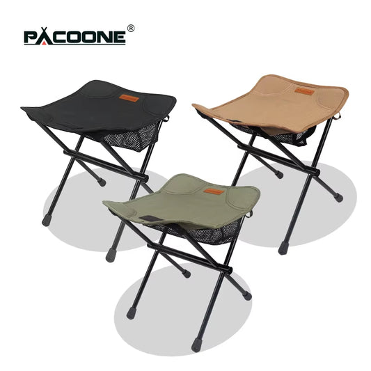 Camping Outdoor Folding Chair Aluminum Alloy Ultralight Small Mazar Fishing Stools BBQ Bench Mini Portable Train Chairs
