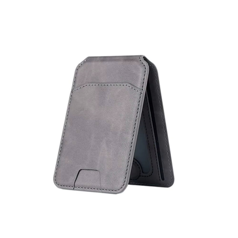 For Magsafe Wallet Phone Card Holder Accessories Safety Magnetic Wallet Stand Anti-Theft Leather for Iphone 15 14 13 Promax