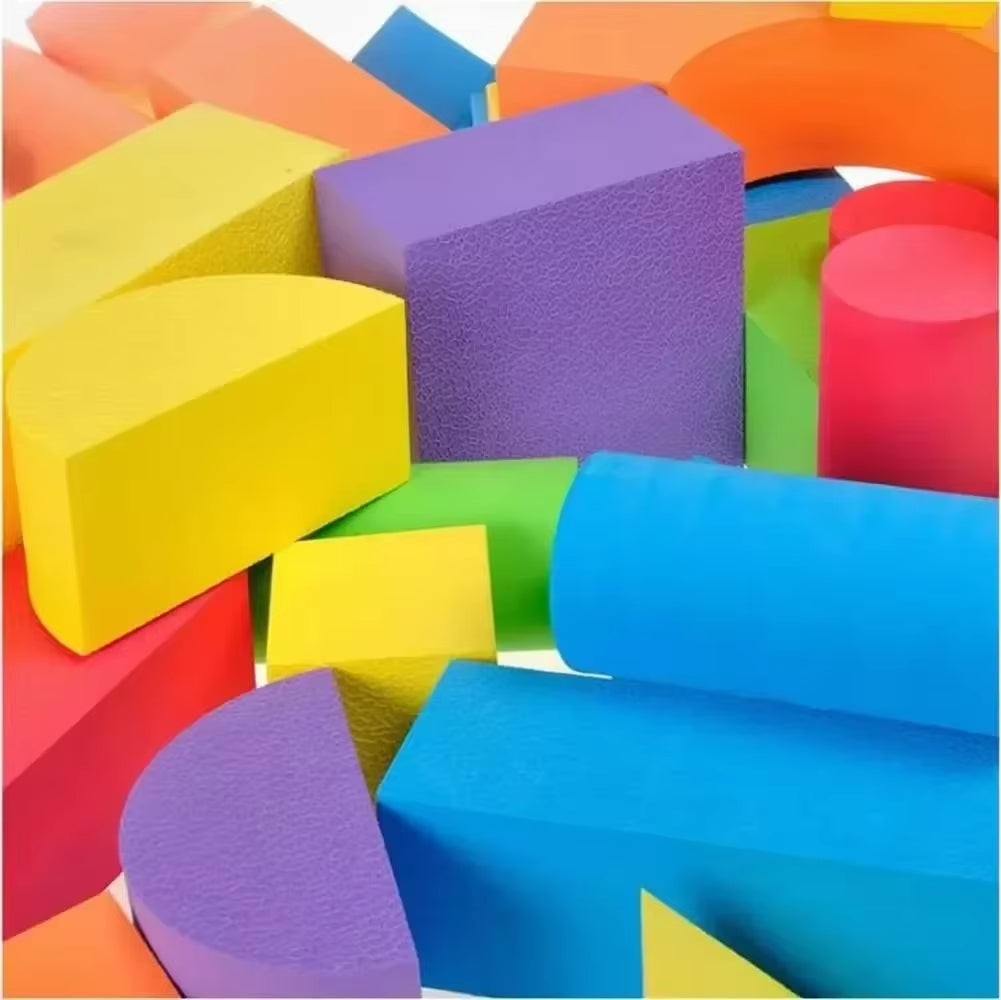 50Pcs EVA Large Safe Building Blocks Big Foam Colorful Construction Toys Kids Learning Educational Toy EVA Construction Set 2025