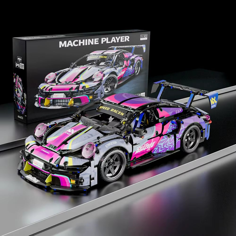 1611PCS Sports Car Building Blocks Toys Boys or Adults Kits,1:10 MOC Building Set Raceing Car Model,Cars for Boys No Box