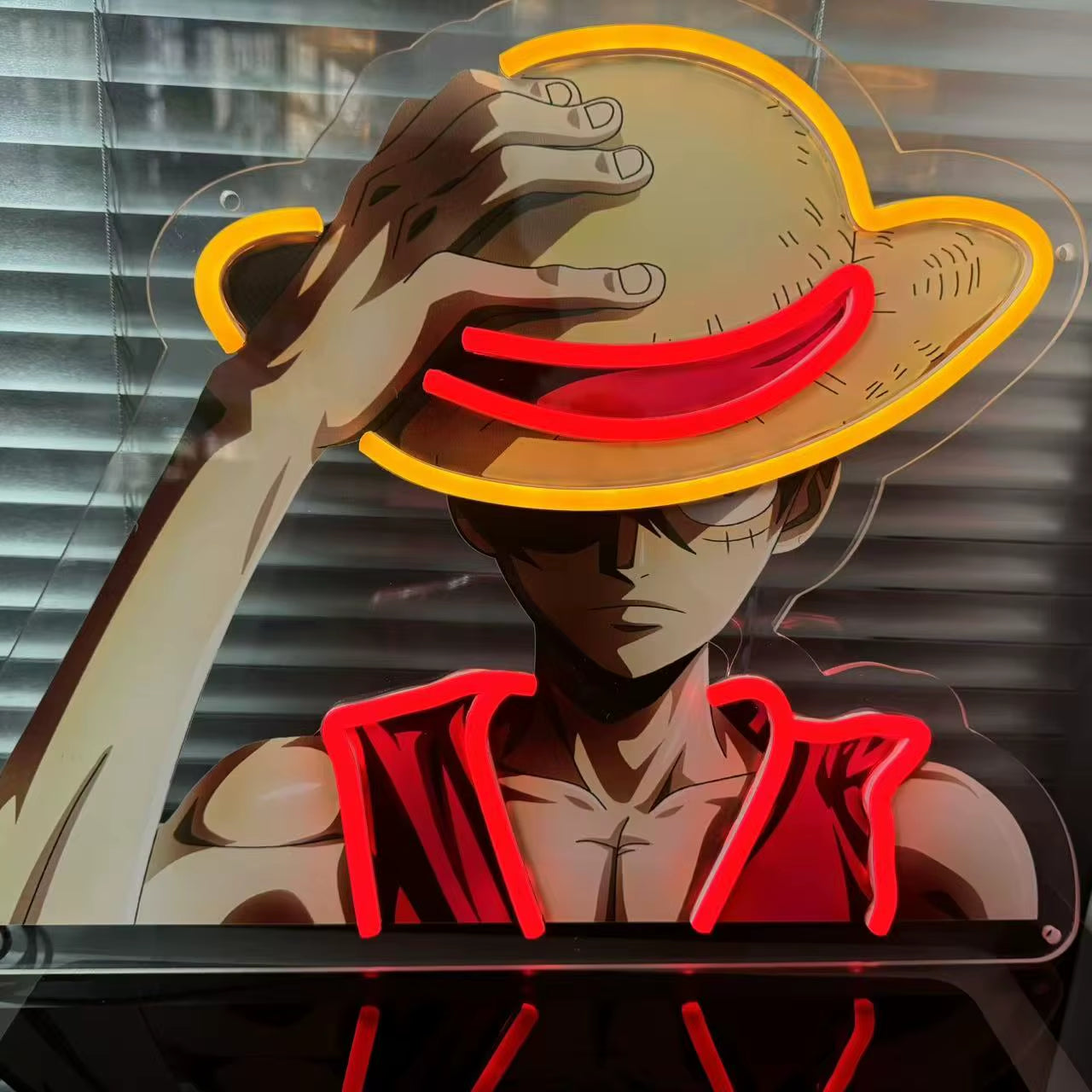 Anime ONE PIECE Luffy Switch USB Power Neon Sign Wall Decoration Game Room Party Man Cave Decor Kids Children Birthday Gift
