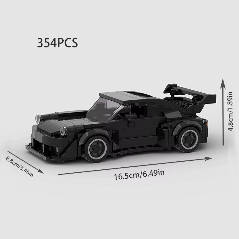 MOC Model City Racing Car Speed Champions Sports Building Blocks Bricks Sets Technique Supercar Racers Vehicles Kits Toys Gift