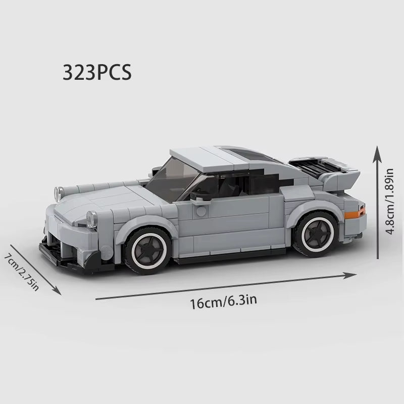 MOC Model City Racing Car Speed Champions Sports Building Blocks Bricks Sets Technique Supercar Racers Vehicles Kits Toys Gift