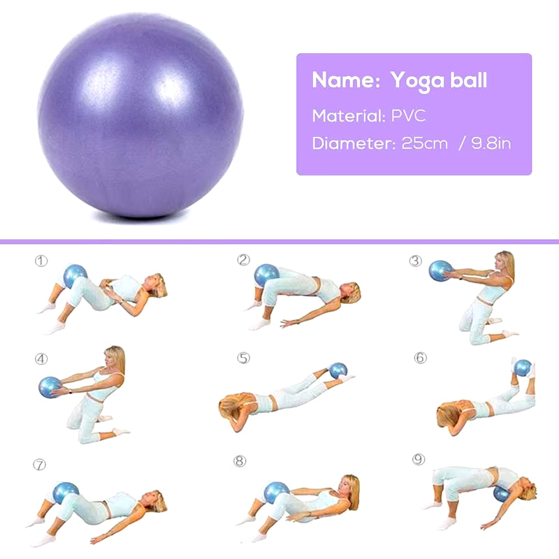 Yoga Starter Kit 5Pcs Yoga Equipment Set with Blocks Ball Stretching Strap Resistance Loop Pilates Exercise Band Home Fitness