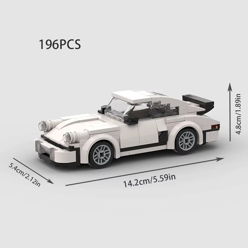 MOC Model City Racing Car Speed Champions Sports Building Blocks Bricks Sets Technique Supercar Racers Vehicles Kits Toys Gift
