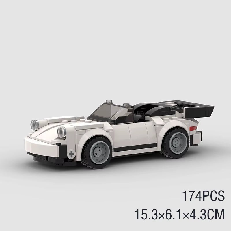 MOC Model City Racing Car Speed Champions Sports Building Blocks Bricks Sets Technique Supercar Racers Vehicles Kits Toys Gift