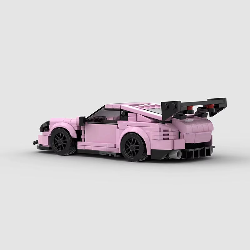 NEW MOC RWB Wide Speed Champions Racer Cars City Sports Vehicle Model Building Blocks Supercar Creative Children Toys Gift Boys