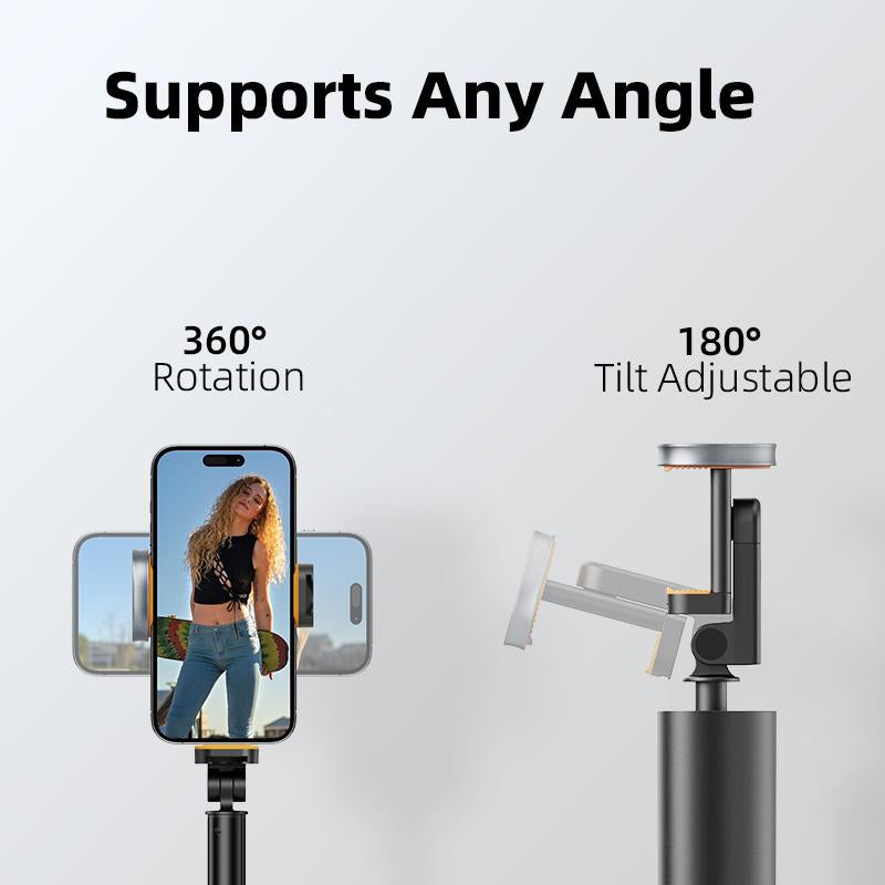Weilisi 63" Phone Tripod, Tripod for Iphone & Portable Selfie Stick Tripod with Remote, Phone Tripod Stand for Video Recording, Travel Tripod for Cell Phone Compatible with Iphone 15/14/13/Android